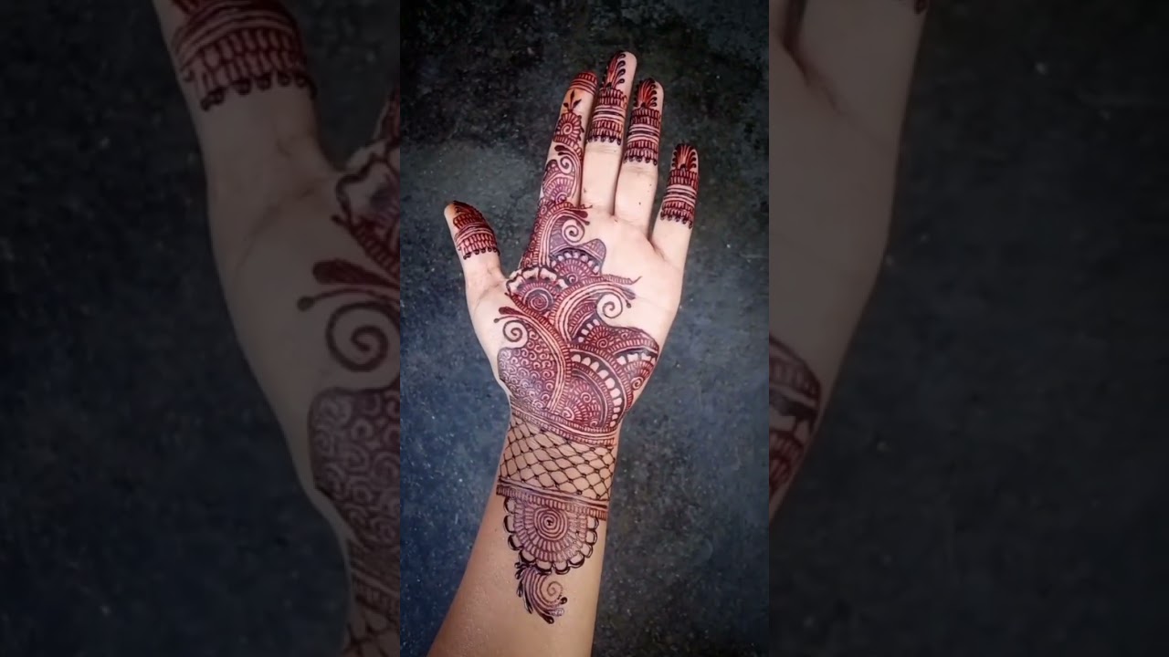 simple and easy mehendi resign🌻😇🎨 