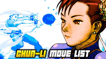 CHUN-LI MOVE LIST - Marvel vs. Capcom 2: New Age of Heroes (MvC2)