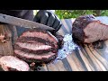 BBQ Brahman Beef Hump on the Lone Star Grillz Offset Cabinet! | Ballistic BBQ | Brazilian Brisket