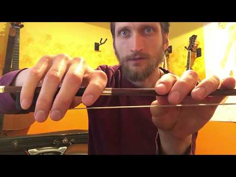 Cello bow hold basics 3 - Bringing the bow to the cello