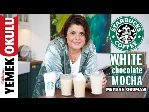 Starbucks White Chocolate Mocha (Challenge) Meydan Okuması | Evde White Chocolate Mocha Yapımı