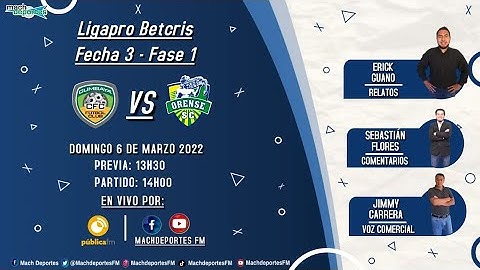 Cumbaya FC VS Orense SC | LigaPro Betcris 2022 | Fecha 3 - Fase 1