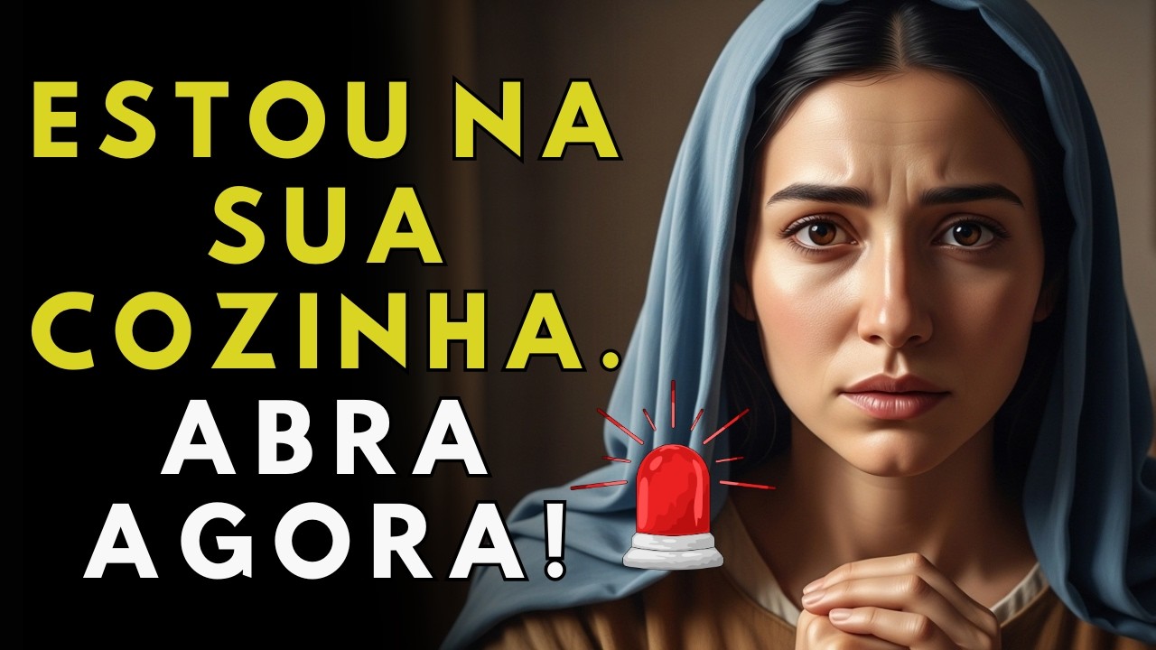 Virgem Maria AVISA: ESTOU NA SUA COZINHA. ABRA AGORA!