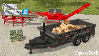 Day In The Life Running A Firewood Business! | FS22