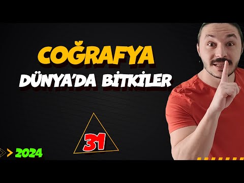 🌍DÜNYA'DA BİTKİLER 🔴39 Günde TYT Coğrafya Kampı-31 🟡10.sınıf coğrafya Kampı-13📌2024