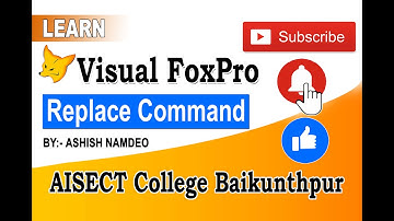 FoxPro Replace Command