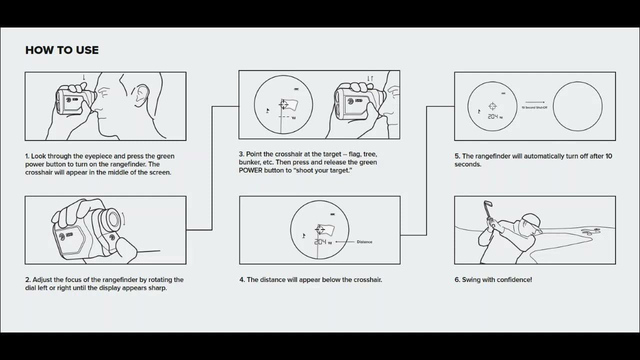 Precision Pro nx9 Non slope rangefinder Instruction Manual Video YouTube
