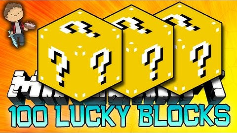 Minecraft: 100 LUCKY BLOCKS! Modded Mini-Game Race Mod