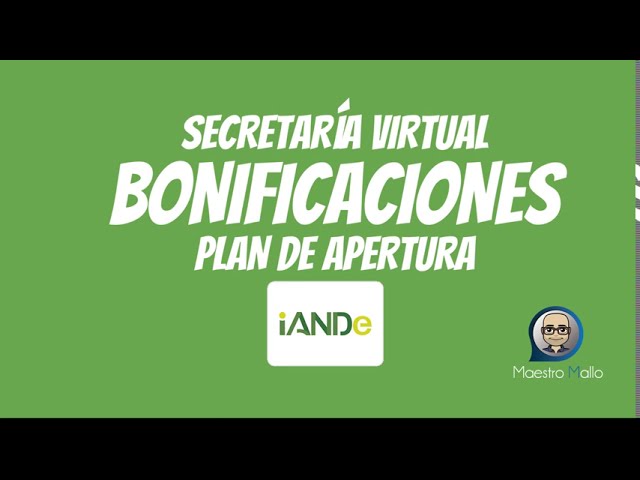 Bonificación de apertura