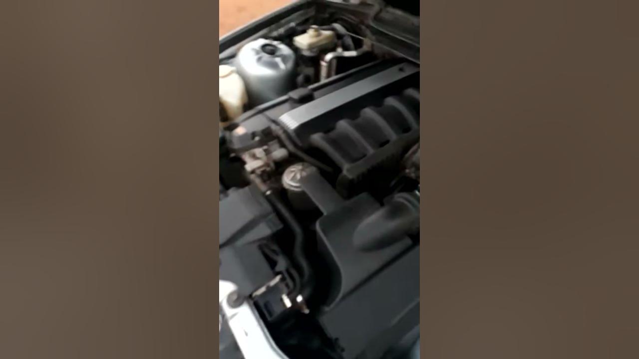 Bmw 323i engine view - YouTube