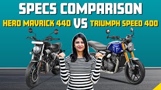 Hero Mavrick 440 VS Triumph Speed 400  Ultimate Motorcycle Faceoff | Features, Difference & More