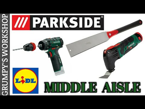 Lidl middle aisle parkside 12v tools