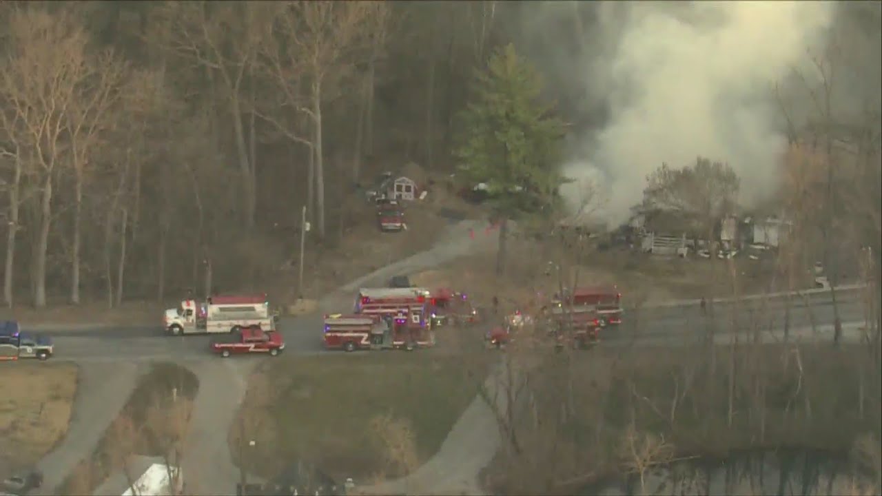 House fire near Dupo, Illinois, early Wednesday morning YouTube