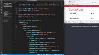3  Redux Store Setup & Contact Reducer