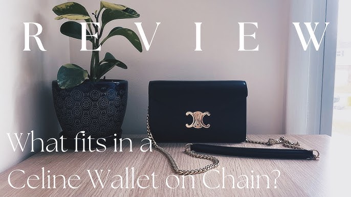 Authentic Celine TRIOMPHE Wallet On Chain