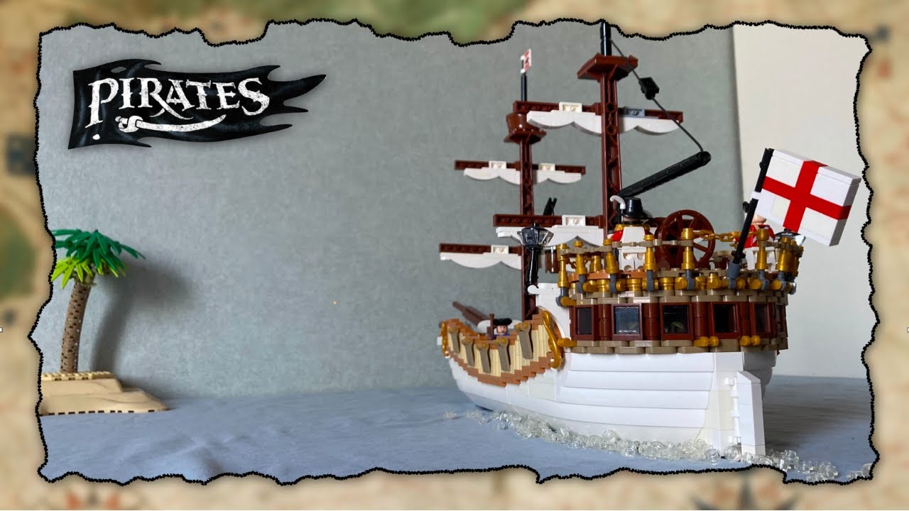 LEGO MOC Piggy Pirate Ship 2.0 by timeremembered
