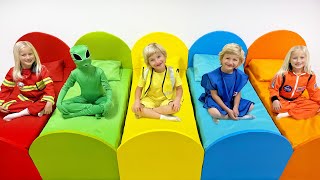 Kindergarten Adventure With Katya And Dima