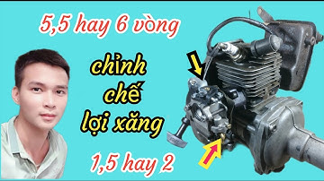 Chỉnh chế hòa khí máy cắt cỏ lợi xăng | Cách chỉnh chế khi có tải ok,  tránh hao xăng.