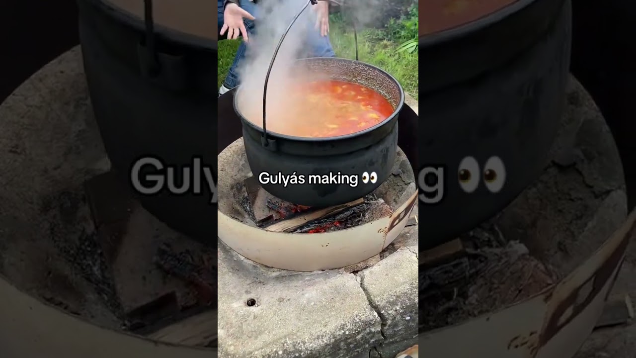 TRYING GOULASH (GULYÁSLEVES)FOR THE FIRST TIME 