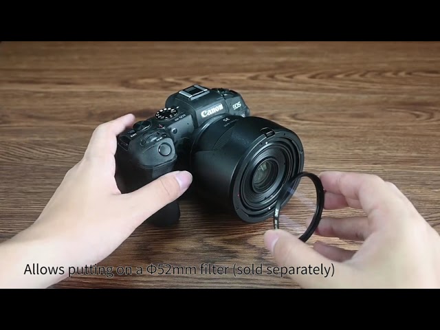 Canon RF16MM F2.8＋JJC LH-ES65BII - YouTube