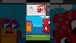 Don't Leave me! Numberblocks 2 so sad #shorts