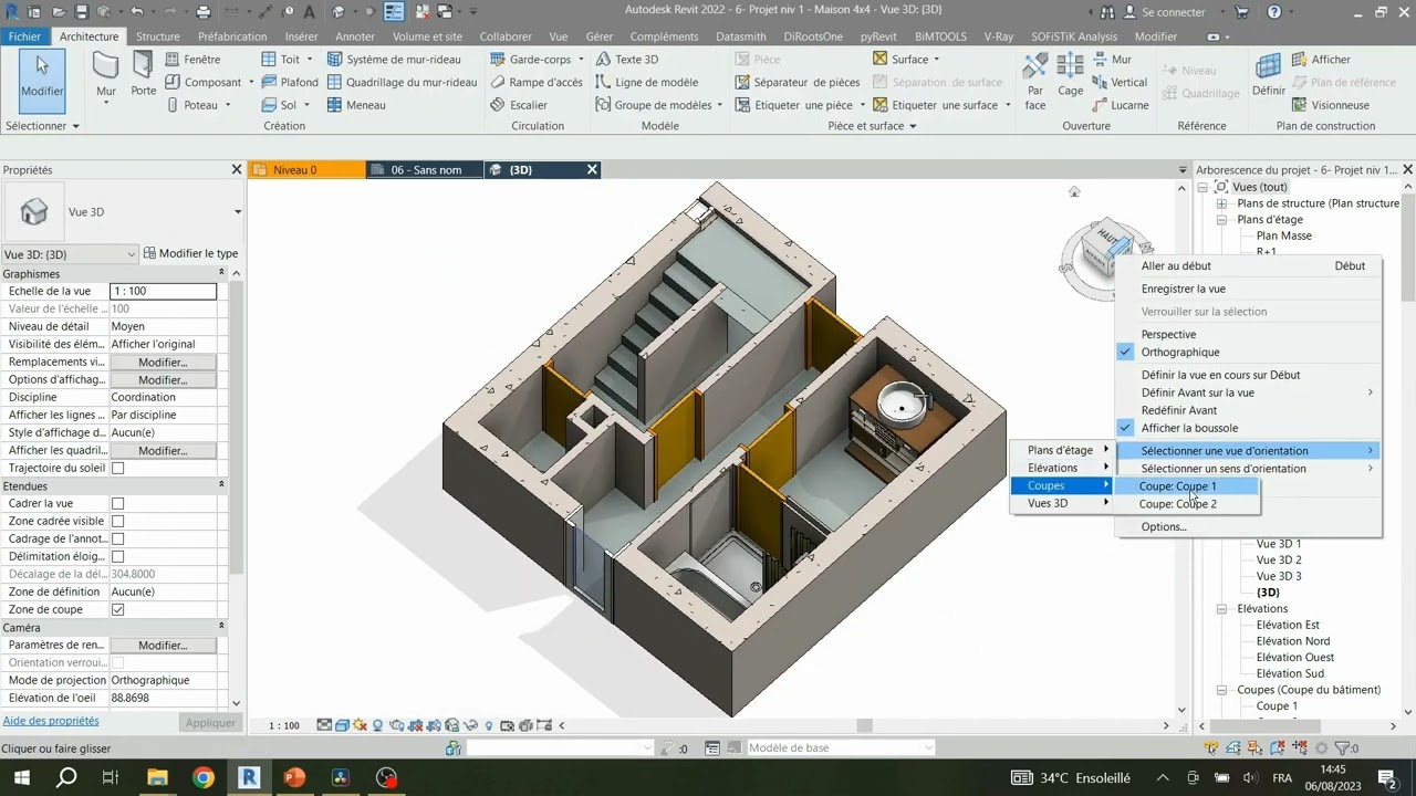1- Extrait de la formation en ligne Revit Architecture : Introduction