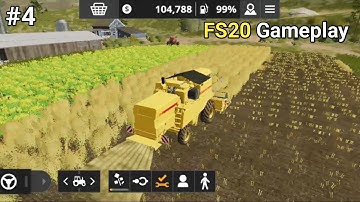 Farming Simulator 20 Timelapse Gameplay #4 (Android, iOS)