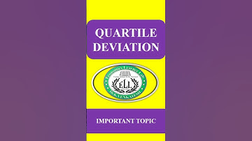 Quartile Deviation Explained 2025 | Econometrics #economics #statistics #econometrics