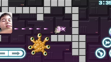 My very first level! Michael plays his own Level in robot wants kitty.