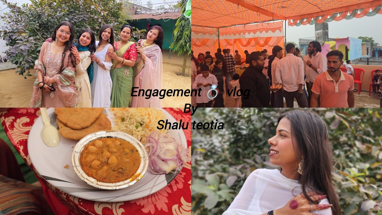 Engagement 💍  of Mahhh cousin 💕  #weddingdaseason #enjoying #family 