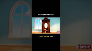 Hickory Dickory Dock! 🐭 The Mouse RAN UP the Clock! #shorts
