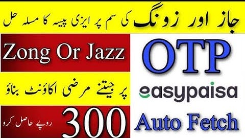 How to create unlimited easypaisa account in one mobile new working trick||2020