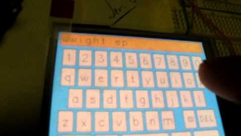 Touchshield Slide keyboard & Serial Communication