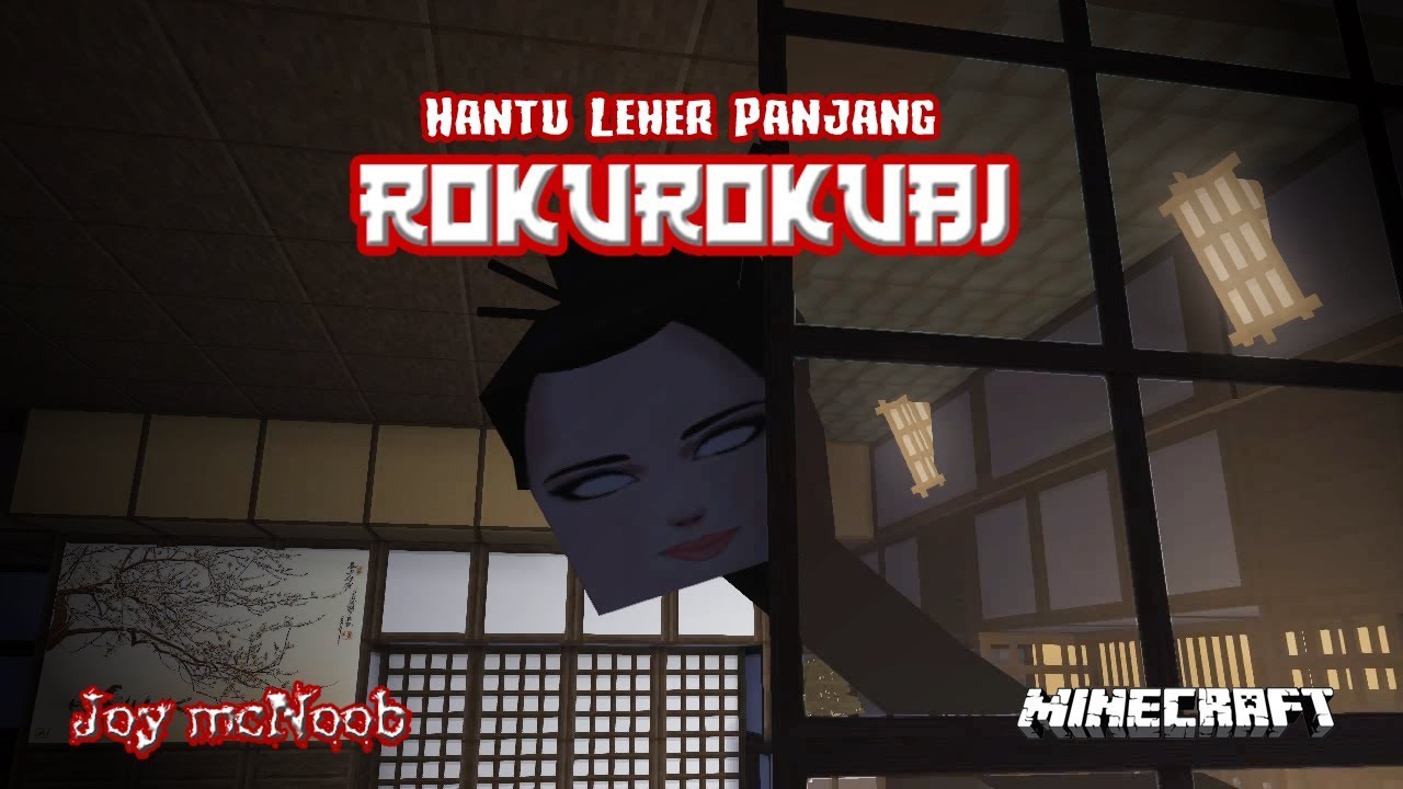  MINECRAFT HANTU LEHER PANJANG  ROKUROKUBI YouTube