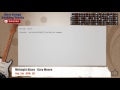 Midnight Blues - Gary Moore Guitar Backing Track with chords and lyrics