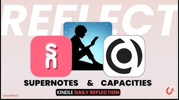 How to get Daily Reflections from Kindle Highlights in Supernotes, Capacities, & Obsidian (FOSS)