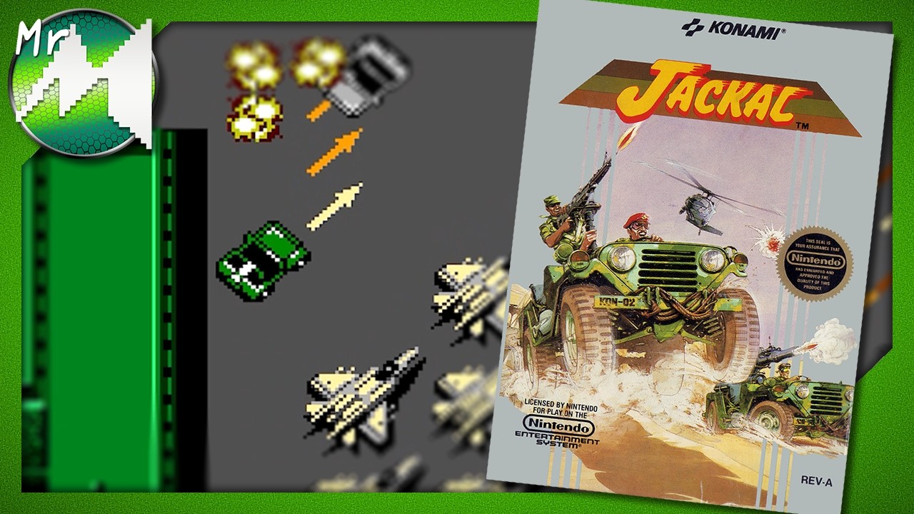 JACKAL (Nintendo NES) ~ Full Playthrough ... one death