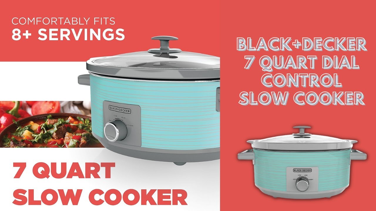 Unboxing Black & Decker 7 Quart Digital Slow Cooker Crock Pot