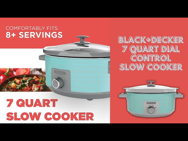 Black and Decker 4-Quart Slow Cooker with 3 Heat Settings