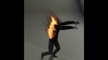 Houdini Pyro Zombie fire