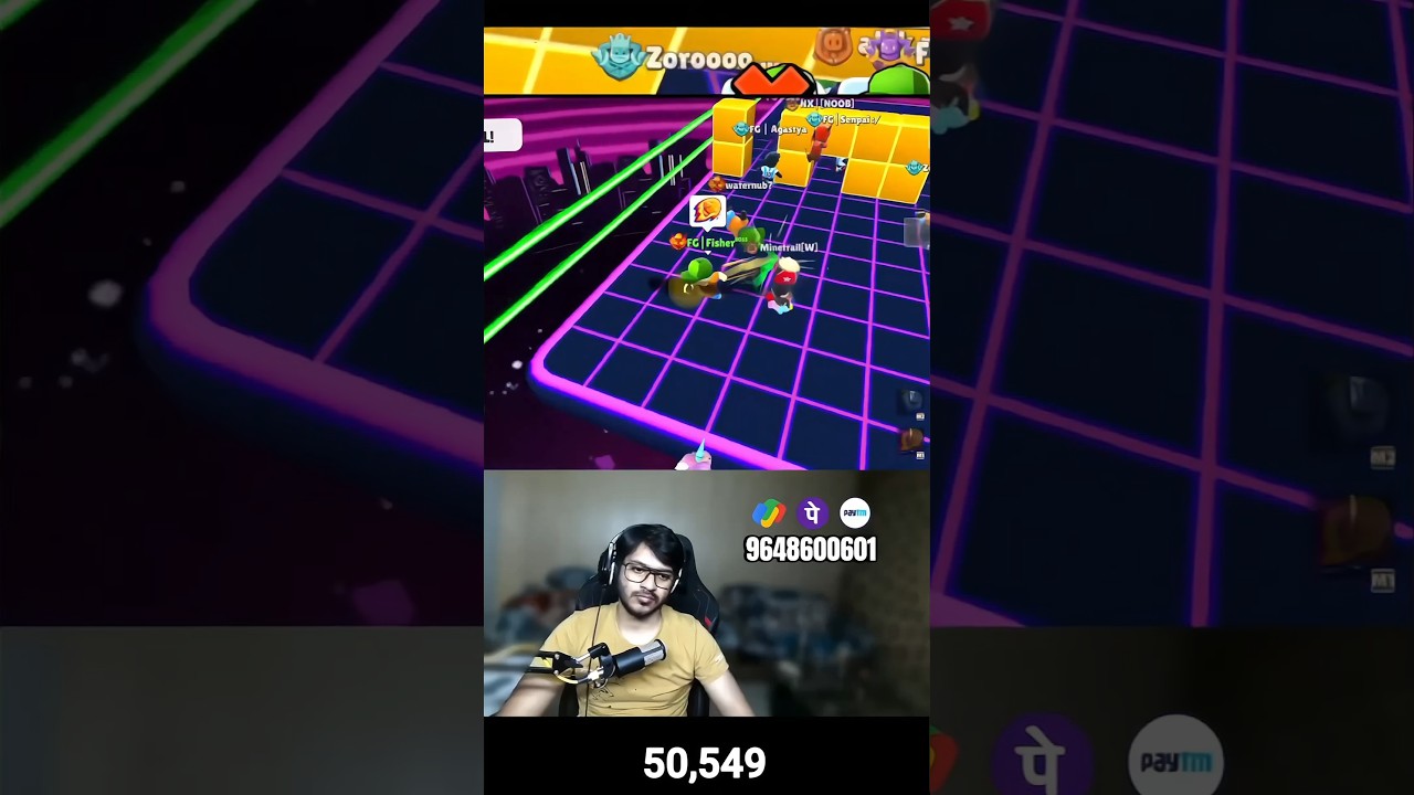 S3|Day17|Stumble guys Live Highlights|Shorts 01 