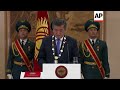 Jeenbekov sworn in as Kyrgyzstyan's president