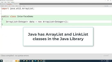 CSA 096: Interfaces - A Java Example (Part 2)