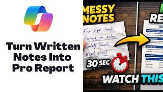 From Handwritten Notes to Full Report in Minutes with AI
