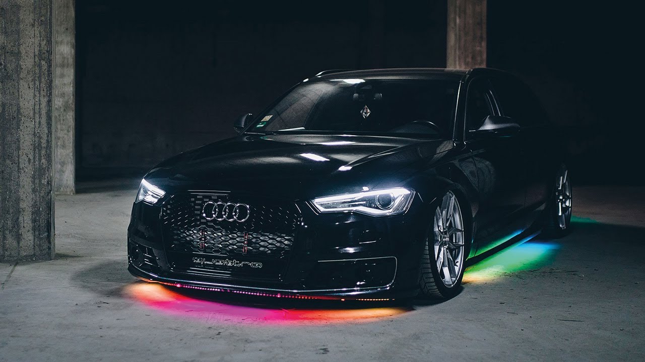 ambitrim® Digital RGB LED Ambientebeleuchtung / Einbauanleitung / Audi TTS  8J 