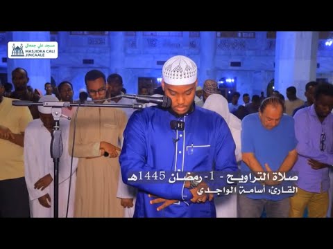 صـلاة التراويـح 1 رمضـان 1445هـ الشيخ أسامة الواجدي مسجد علي جمعالى