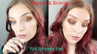 Copper and Bronze Fall Smokey Eye!