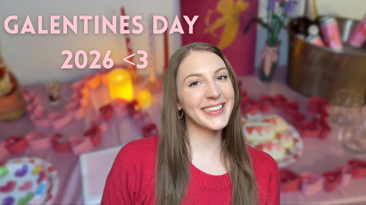 Prepping for Galentines Day!! (diy decor, cookies, nails, & more!) 