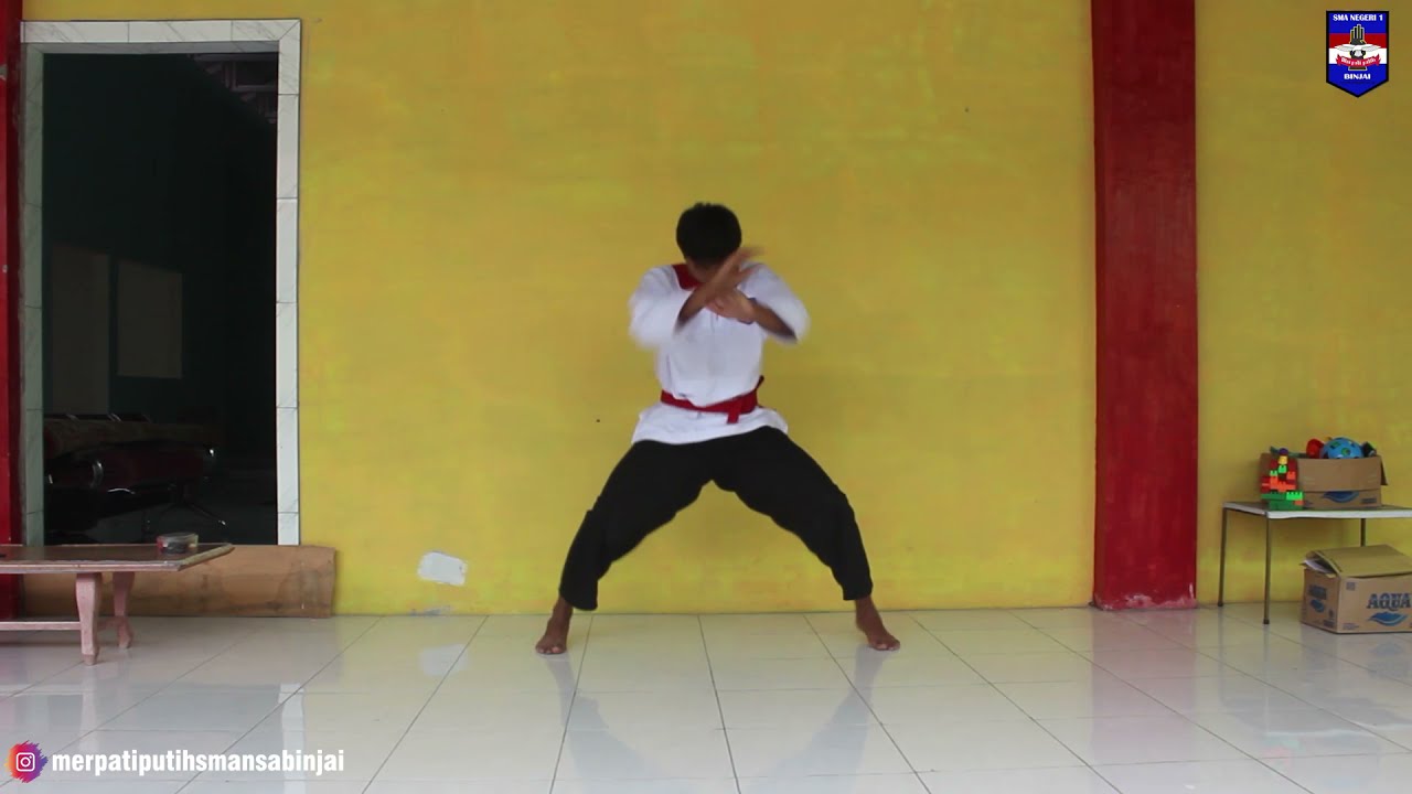 Gerakan Dasar Merpati Putih Part#15 || Tendangan Depan \u0026 Tendangan Samping