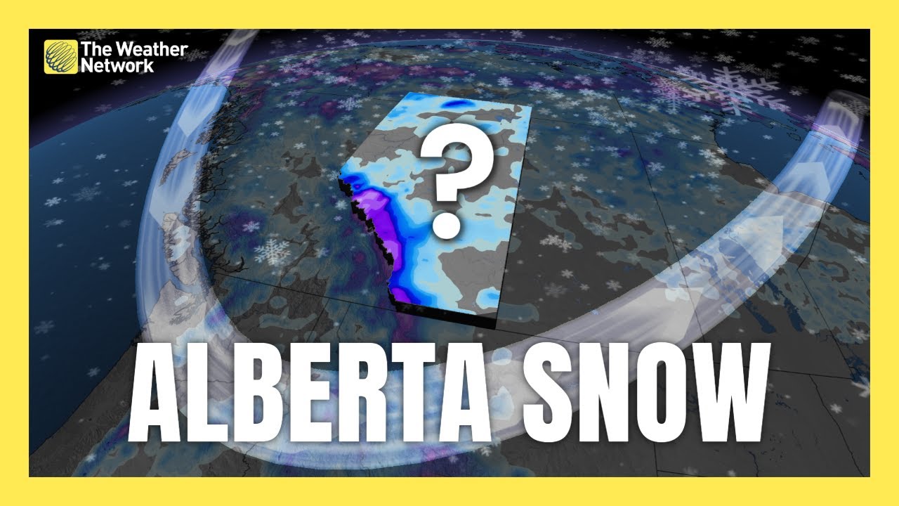 First Snow of the Season for Major Cities in Alberta? | #forecast - YouTube